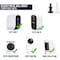 Wasserstein Camera Metal Wall Mount, Adjustable, Indoor/Outdoor, Black, 3PK MetalMountBlack3USA - alternate 2